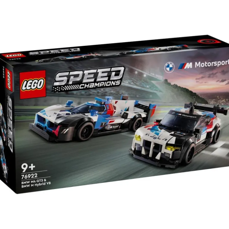 LEGO Speed Champions Coches De Carreras BMW M4 GT3 Y BMW M Hybrid V8 - 76922