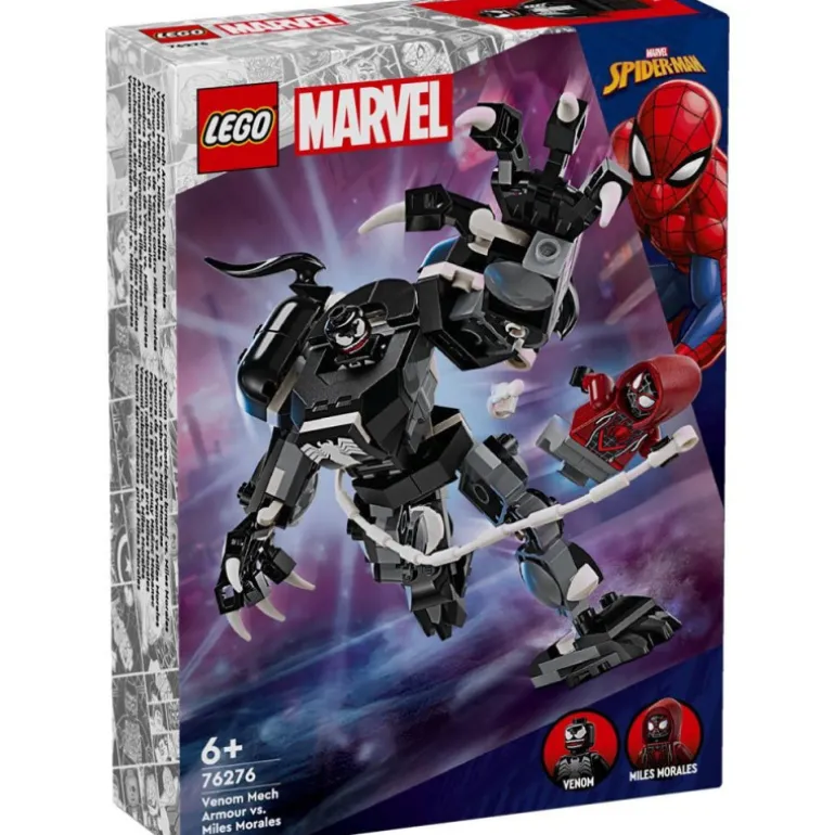LEGO Súper Héroes Marvel Armadura Robótica De Venon Vs. Miles Morales - 76276