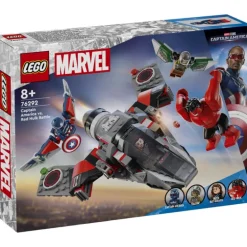 LEGO Súper Héroes Marvel Batalla entre el Capitán América y Hulk Rojo - 76292