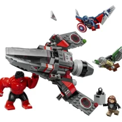 LEGO Súper Héroes Marvel Batalla entre el Capitán América y Hulk Rojo - 76292