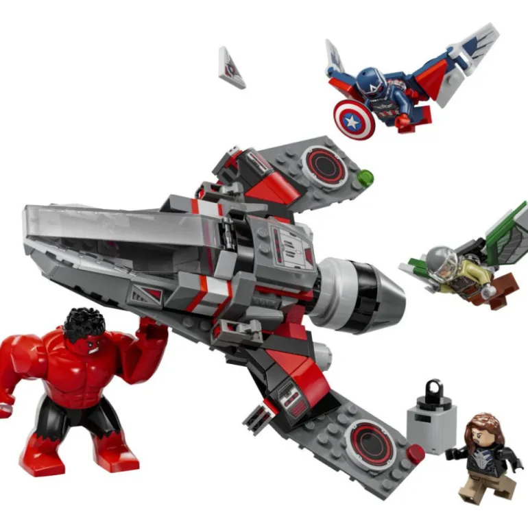 LEGO Súper Héroes Marvel Batalla entre el Capitán América y Hulk Rojo - 76292