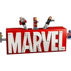 LEGO Súper Héroes Marvel Logotipo MARVEL y Minifiguras - 76313