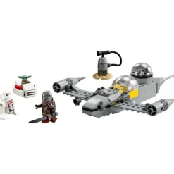LEGO Star Wars Mandalorian Caza Estelar N-1 de Mando y Grogu - 75410
