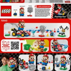 LEGO Super Mario Mario Kart Mario Interactivo y Kart Estándar -72043