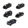 Majorette Pack 5 Coches Negros Black Edition
