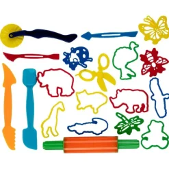 Manualidedos 20 Botes de Pasta de Modelar con Accesorios