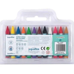 Manualidedos 12 Ceras de Colores