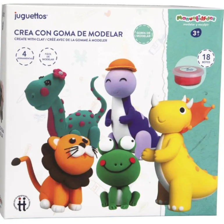 Manualidedos Crea con Goma de Modelar