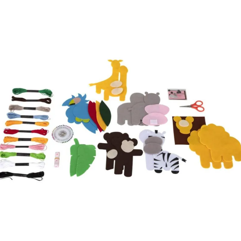 Manualidedos Maletín Crea Tus Animales De Tela