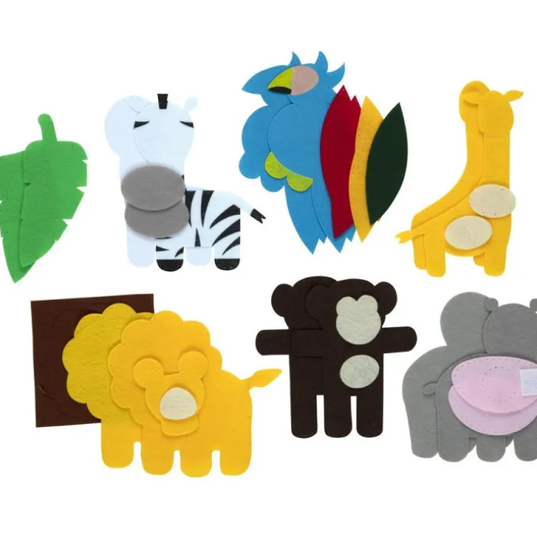 Manualidedos Maletín Crea Tus Animales De Tela