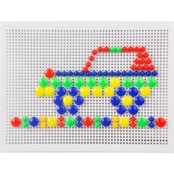 Manualidedos Mosaico Con Clavijas