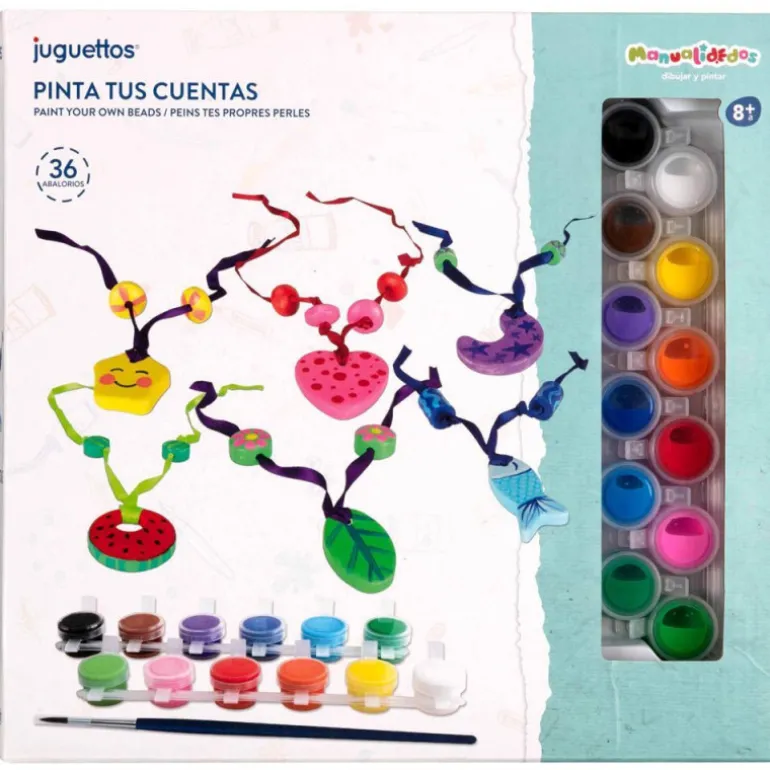 Manualidedos Pinta tus Cuentas de Escayola