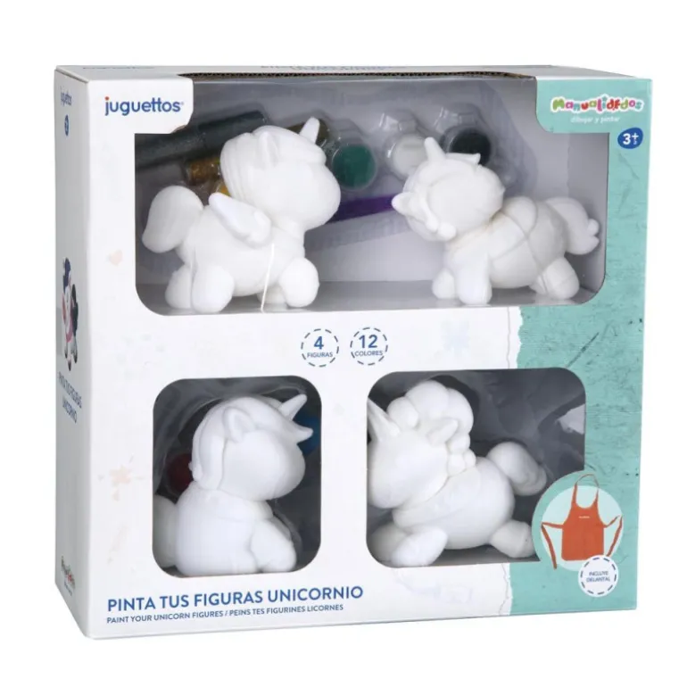 Manualidedos Pinta Tus Figuras Unicornio