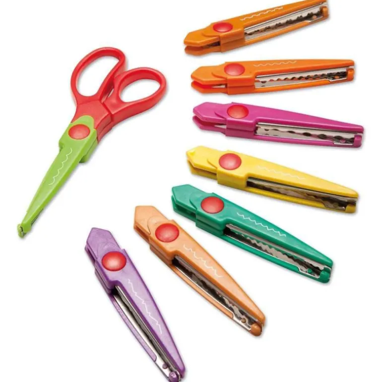 Manualidedos tijera Zig-Zag 8 en 1