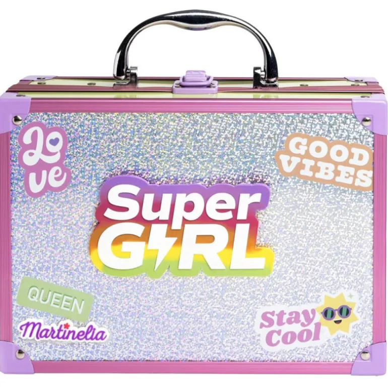 Martinelia Supergirl Maletín de Maquillaje con Espejo y Luces Led