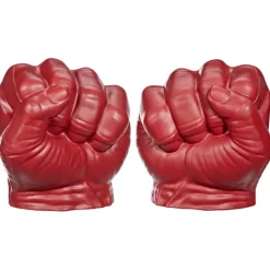 Marvel Capitán América Puños Gamma Destructores Hulk Rojo