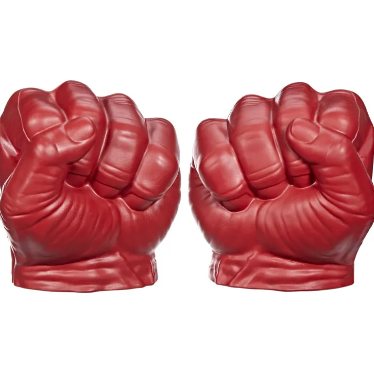 Marvel Capitán América Puños Gamma Destructores Hulk Rojo