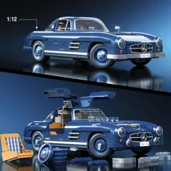 Mattel Brick Shop Hot Wheels Premium Series Juego de Construcción Mercedes-Benz 300 SL. 1600 piezas