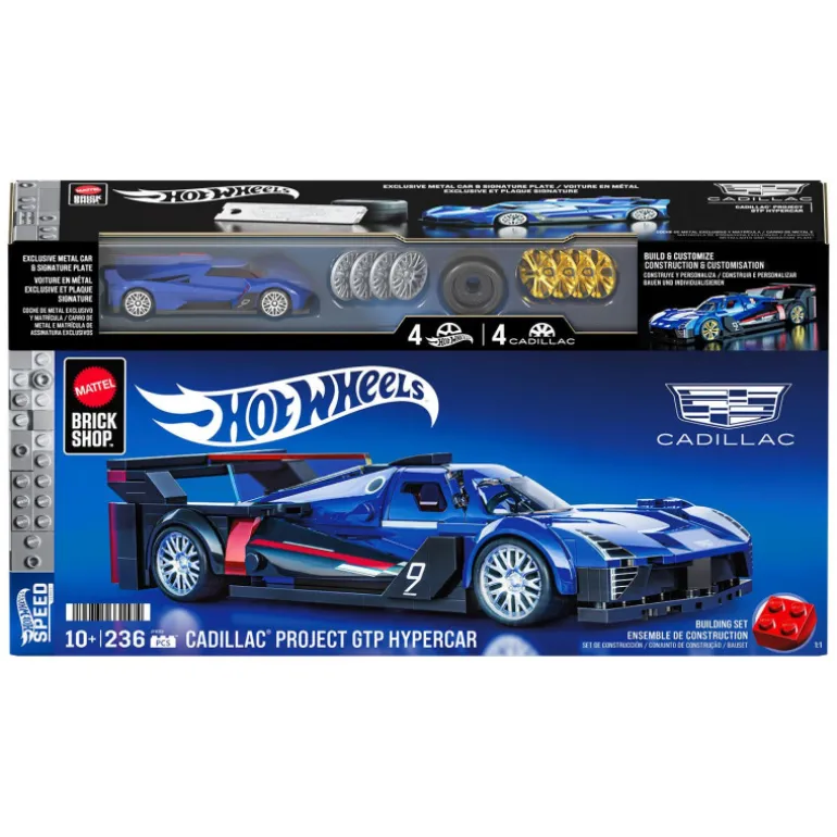Mattel Brick Shop Hot Wheels Cadillac Project GTP Hypercar 236 piezas