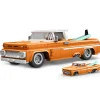 Mattel Brick Shop Hot Wheels Camioneta Custom 62 Chevy con 858 piezas