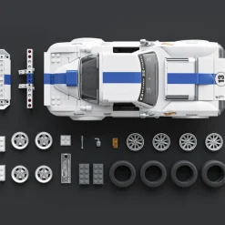 Mattel Brick Shop Hot Wheels Corvette Grand Sport Elite 918 Piezas