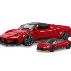 Mattel Brick Shop Hot Wheels Maserati MC20 - Speed Series, 250 piezas