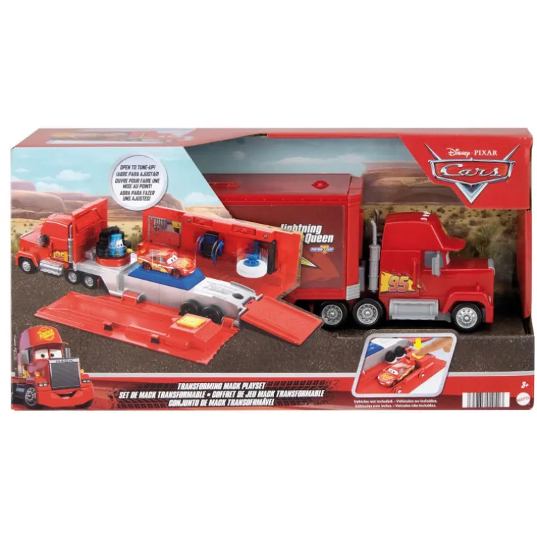 Mattel Cars Camión Mack Convertible en Pista