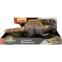 Mattel Jurassic World Espinosaurio Cola Destructora de Rebirth Dinosaurio