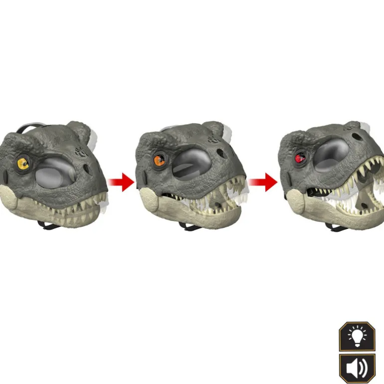 Mattel Jurassic World Rebirth Máscara T-Rex