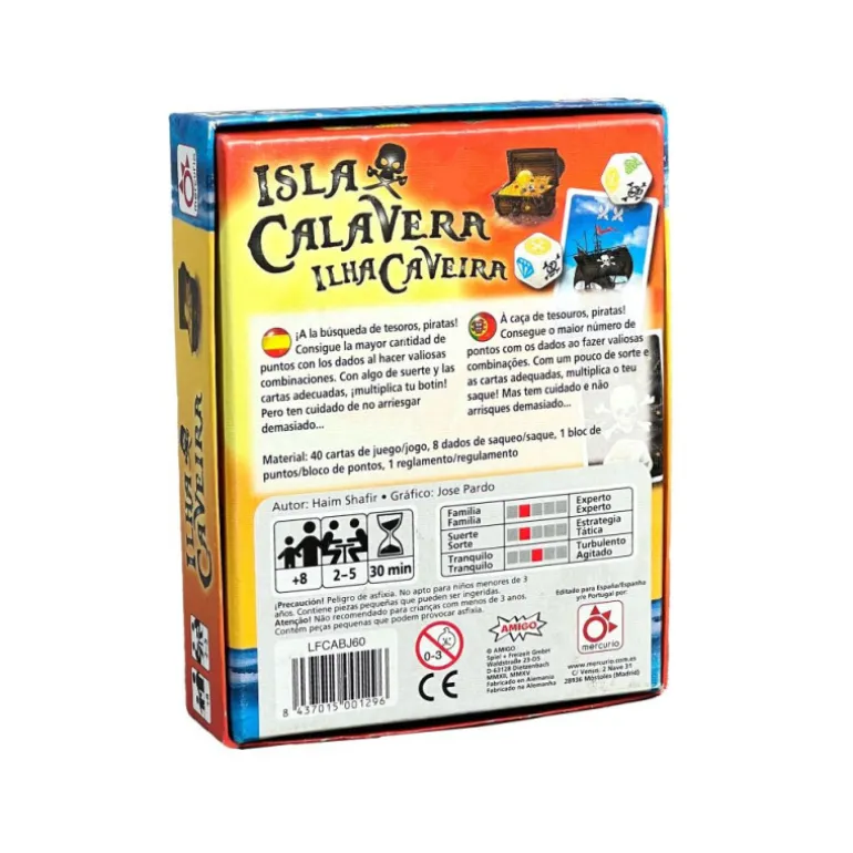 Mercurio Isla Calavera Juego de Mesa