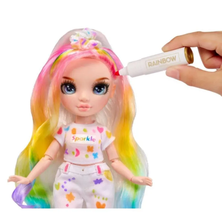 MGA Rainbow High Color & Create Muñeca Ojos Azules