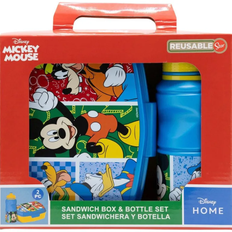 Mickey Set Sandwichera y Botella