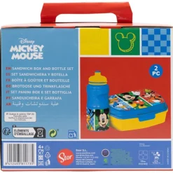Mickey Set Sandwichera y Botella