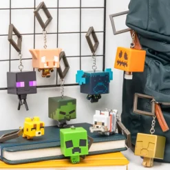 Minecraft Chibi Backpack Buddies Llavero Varios Modelos