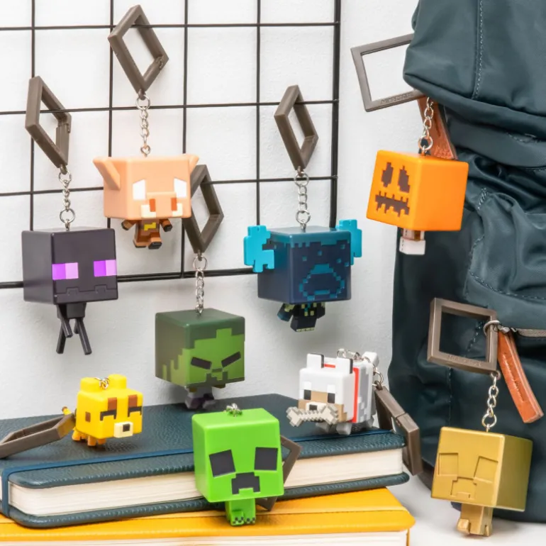 Minecraft Chibi Backpack Buddies Llavero Varios Modelos