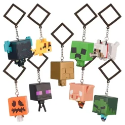 Minecraft Chibi Backpack Buddies Llavero Varios Modelos