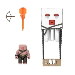 Minecraft La Película Conjunto de Figuras Ghast de Ataque con Proyectiles