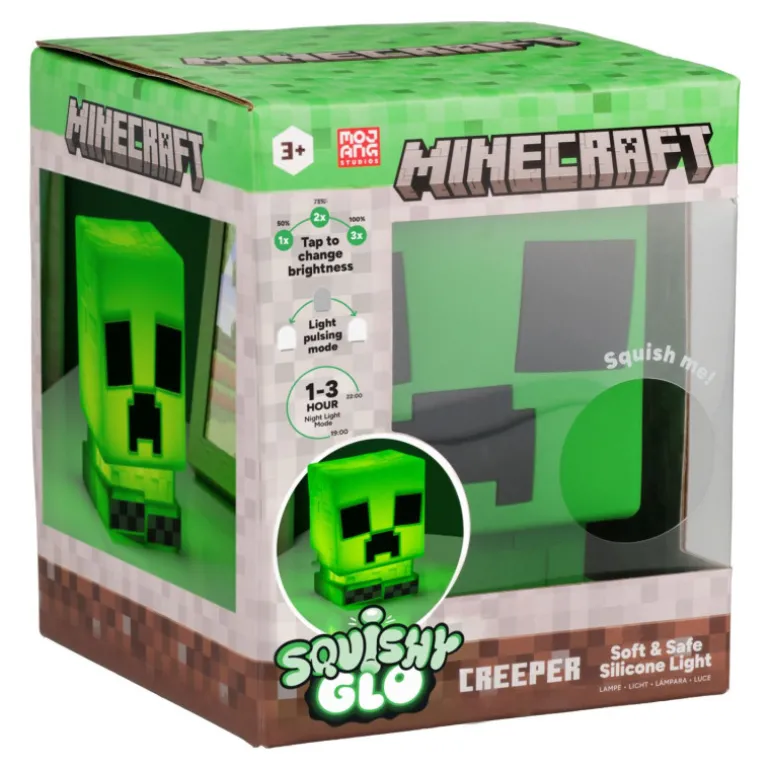 Minecraft Lámpara Creeper SquishyGlo