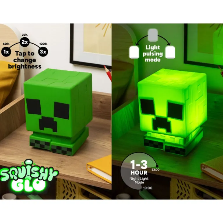Minecraft Lámpara Creeper SquishyGlo