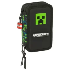 Minecraft TNT Plumier Triple 37 Piezas