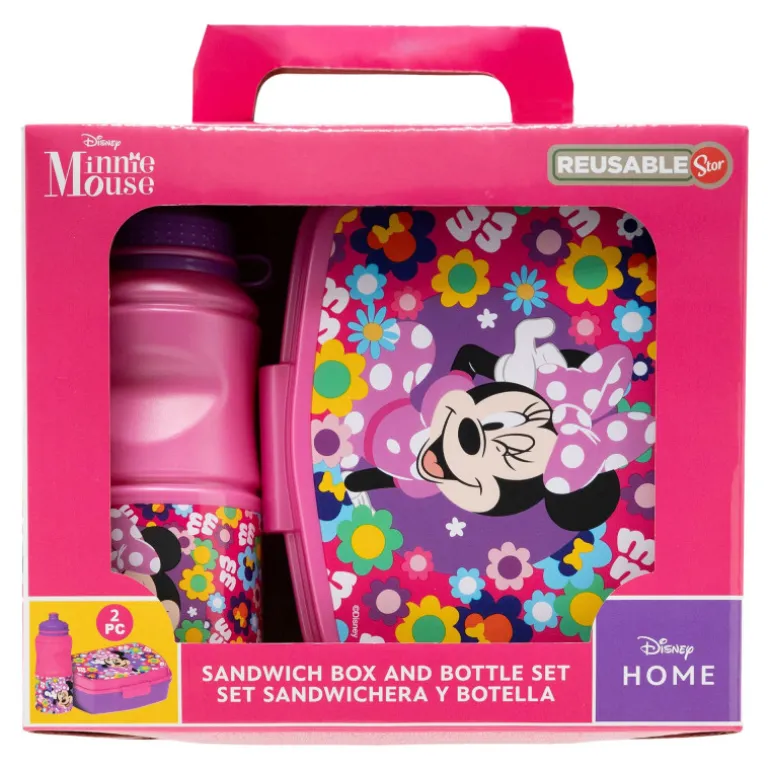 Minnie Set Sandwichera y Botella