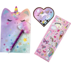 Mochila Unicornio con Accesorios de Papelería