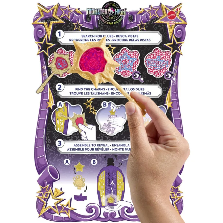 Monster High Conjunto de Juego de Clawdeen Wolf de Skulltimate Secrets Hauntlywood Mysteries