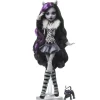 Monster High Muñeca Clawdeen Wolf en Blanco y Negro con Pósteres