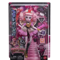 Monster High Muñeca Cupid Asteria de la Colección Cumplespantos con Vestido de Fiesta