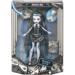 Monster High Muñeca Frankie Stein en Blanco y Negro con Pósteres