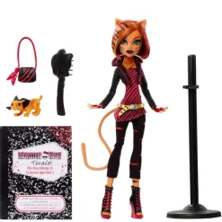 Monster High Muñeca Toralei Boo-riginal Creeproduction con Diario Soporte y Mascota