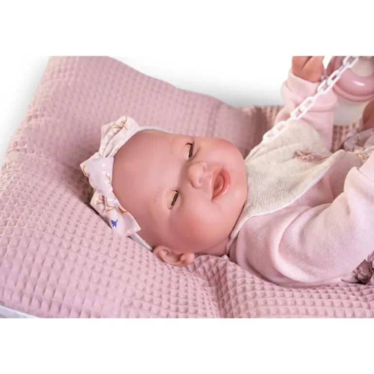 Muñecas Antonio Juan Recién Nacida Mia Hace Pipí con Cojín