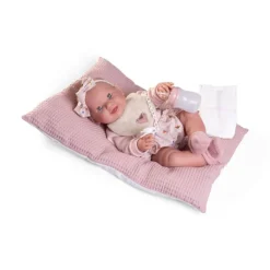 Muñecas Antonio Juan Recién Nacida Mia Hace Pipí con Cojín