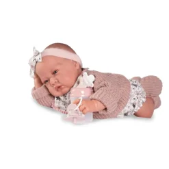 Muñecas Antonio Juan Recién Nacida Lúa Bolitas Babero Cuerpo con Relleno Especial